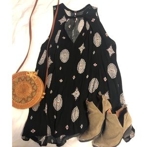 Free People- Mini Swing Dress